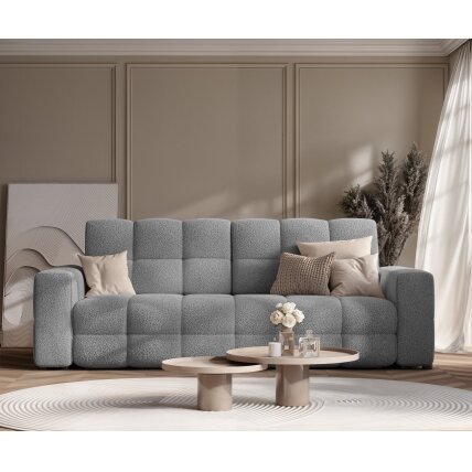 Trivietė išskleidžiama sofa MOLLY su patalynės dėže Spalvos: Quelle 92 (Pilka) 1 Trivietė išskleidžiama sofa MOLLY su patalynės dėže Spalvos: Quelle 92 (Pilka) 1