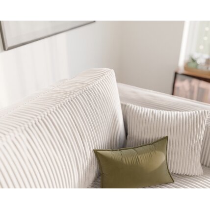 Minkšta sofa-lova BALI su miego funkcija ir patalynės dėže Spalvos: Poso 100 (Kreminė) 4