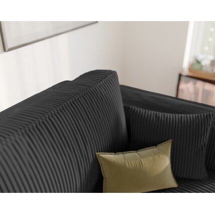 Minkšta sofa BALI su miego funkcija ir patalynės dėže Spalvos: Poso 135 (Antracitas) 4