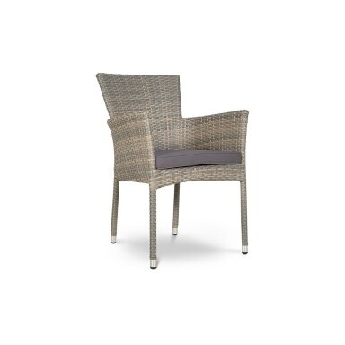 Kėdė LERIDA grey su pagalvėlė
