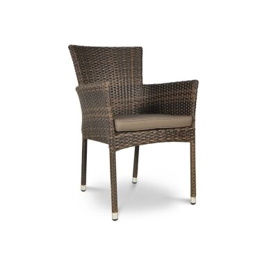 Kėdė LERIDA modern brown su pagalvėlė
