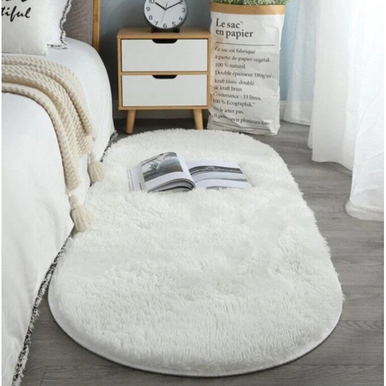 Kilimėlis SHAGGY White 60x160