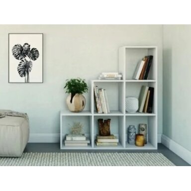 Knygų spinta Step RS-30 White