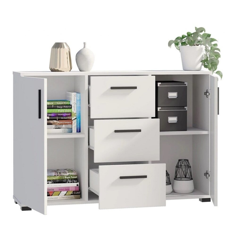 Komoda ARIZONA 120 2D3S White 3 Komoda ARIZONA 120 2D3S White 3