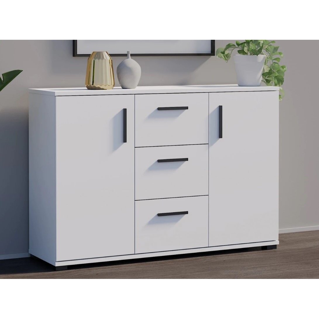 Komoda ARIZONA 120 2D3S White 4 Komoda ARIZONA 120 2D3S White 4