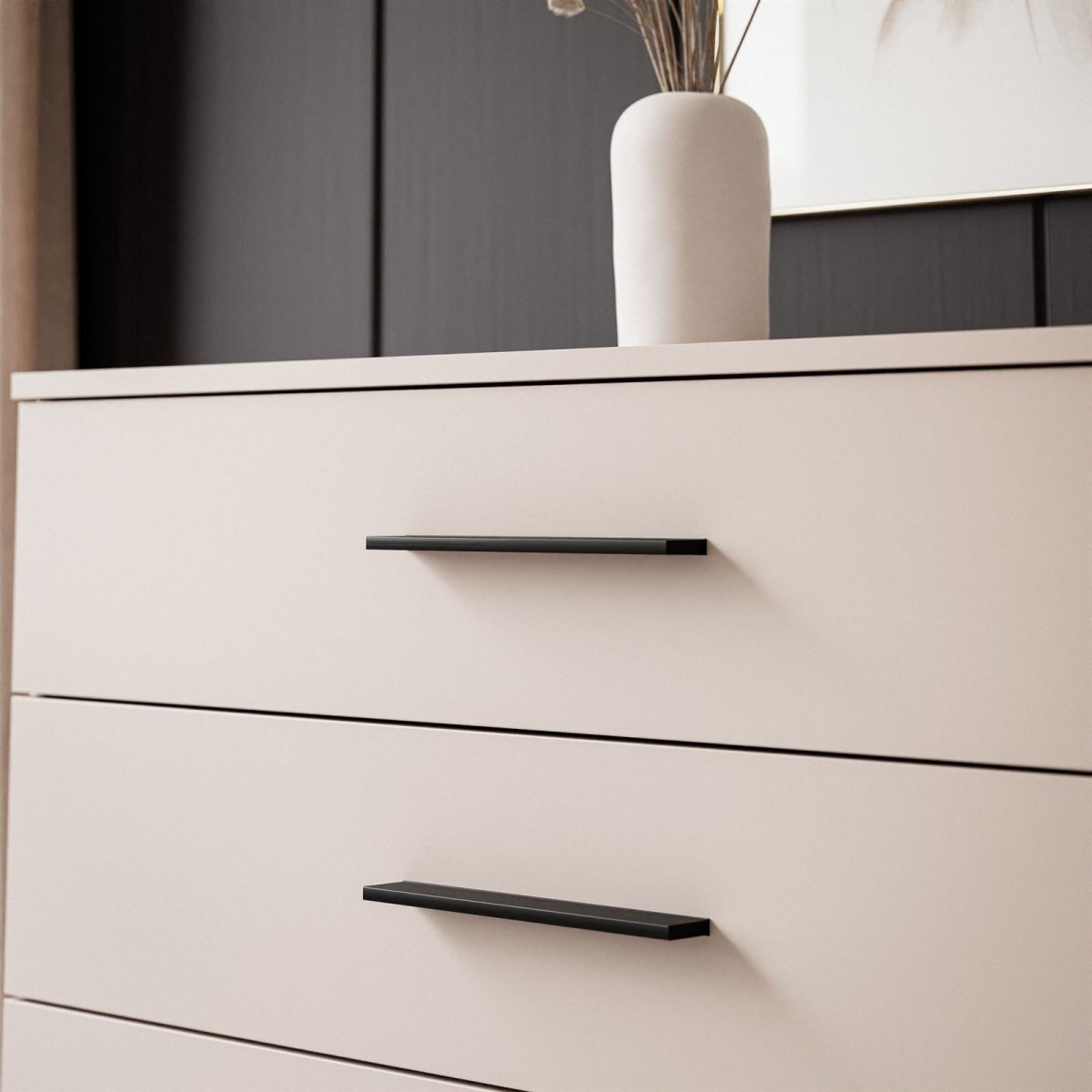 Komoda LUNA II Beige Black 3 Komoda LUNA II Beige Black 3