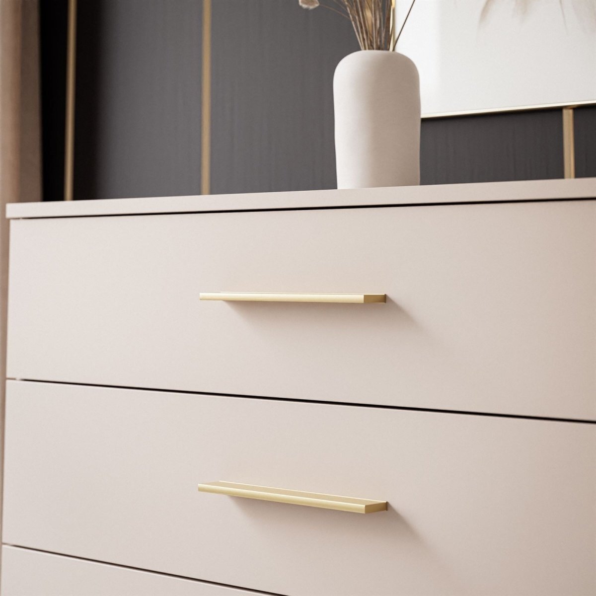 Komoda LUNA II Beige Gold 3 Komoda LUNA II Beige Gold 3