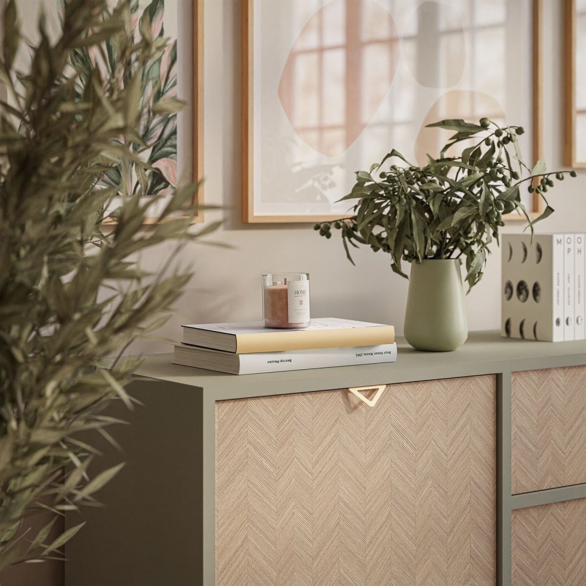 Komoda OLIVE+ Green 3