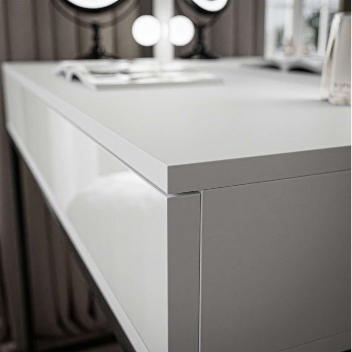 Kosmetinis staliukas BLANK LOFT Baltas 2