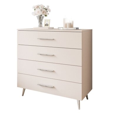 Komoda AVRA+ Beige Chrome