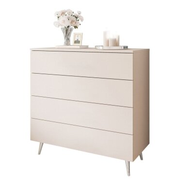 Komoda AVRA Beige Chrome