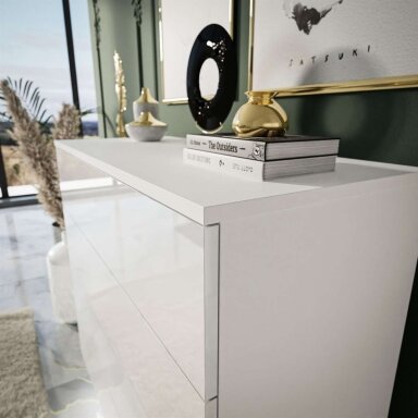 Komoda AVRA White Chrome (Blizgi)