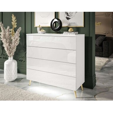Komoda AVRA White Gold (Blizgi)