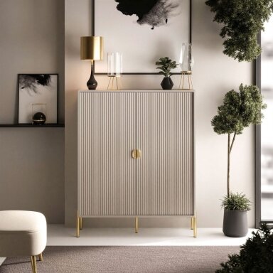 Komoda DAJA Cream Gold