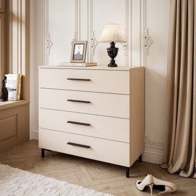 Komoda LUNA+ Beige Black