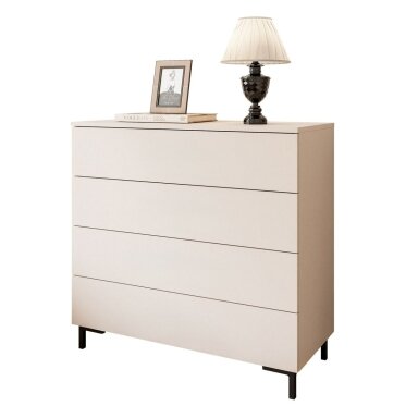 Komoda LUNA Beige Black