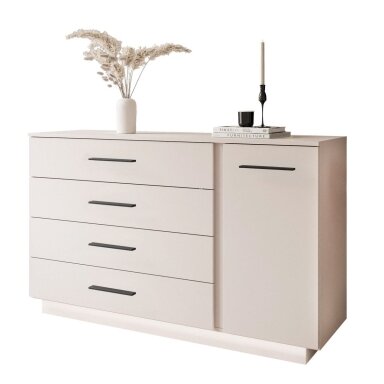 Komoda LUNA II Beige Black