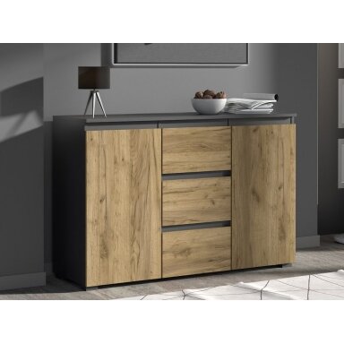 Komoda svetainei NEO 120 Antracit