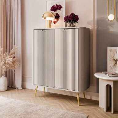 Komoda ZIRA Beige Gold