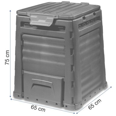 Komposto dėže ECO-COMPOSTER 320 L black