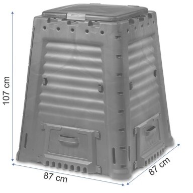 Komposto dėže MEGA-COMPOSTER 650 L black