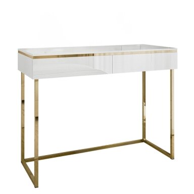 Konsolė Aura Gold White (Blizgi)