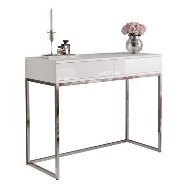 Konsolė Blank Glamour White (Blizgi)