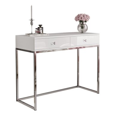 Konsolė Blank Glamour White+ (Blizgi)