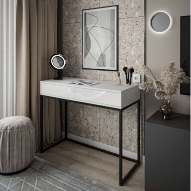 Konsolė Blank Loft Black (Blizgi)