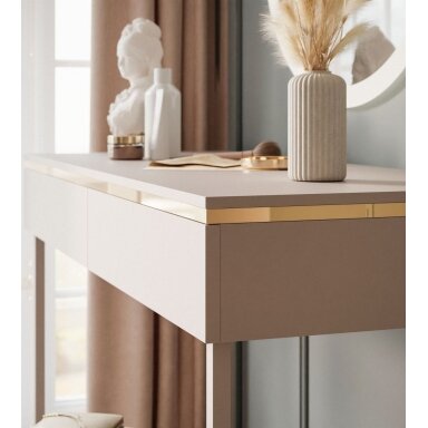 Kosmetinis staliukas AURA+ Beige (be veidrodžio)