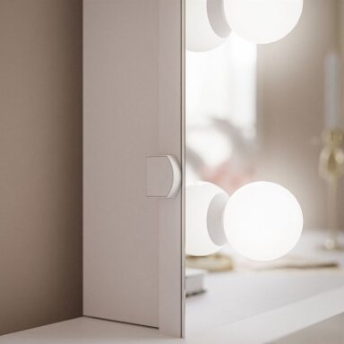 Kosmetinis staliukas AURA-S Elite White (Blizgus)