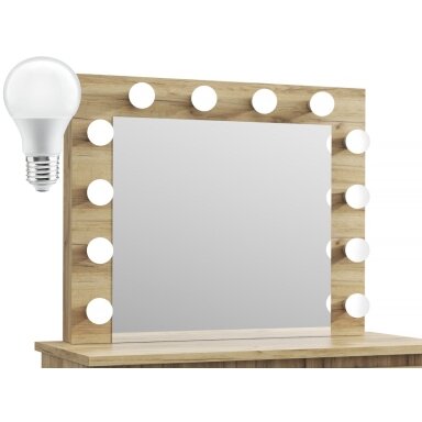 Kosmetinis staliukas BETA 12 LED Craft