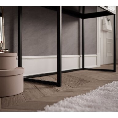 Kosmetinis staliukas BLANK LOFT+ ELITE Juodas