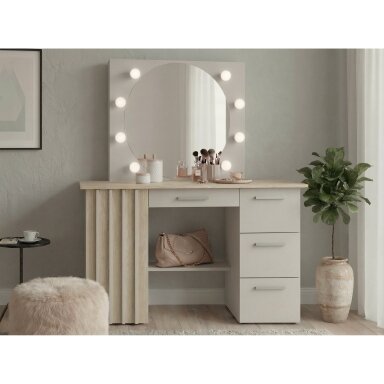 Kosmetinis staliukas Montana 8 led Cashmere