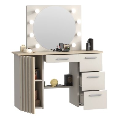 Kosmetinis staliukas Montana 8 led Cashmere