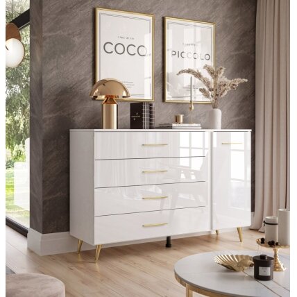 Komoda AVRA+ II Gold (Blizgi) Komoda AVRA+ II Gold (Blizgi)