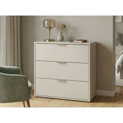 Komoda LINEA 80 cm su 3 stalčiais – kašmyras 2 Komoda LINEA 80 cm su 3 stalčiais – kašmyras 2