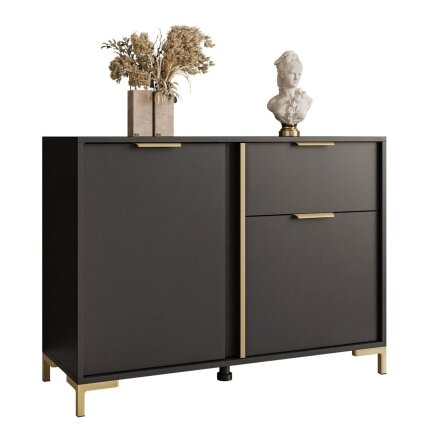 Komoda Loreto Black Gold+ 2 Komoda Loreto Black Gold+ 2
