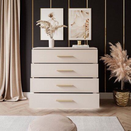 Komoda LUNA Beige Gold 95cm 6