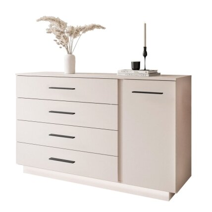 Komoda LUNA II Beige Black 1 Komoda LUNA II Beige Black 1