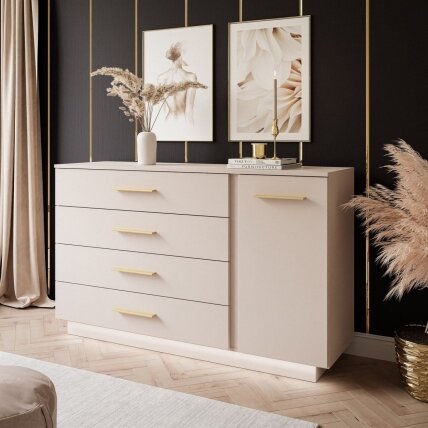 Komoda LUNA II Beige Gold Komoda LUNA II Beige Gold