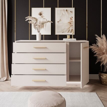 Komoda LUNA II Beige Gold 6