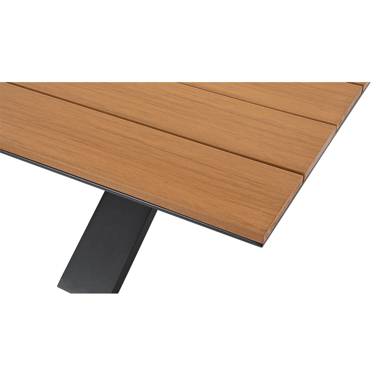 Lauko baldai kampas SORRENTO WOOD Graphite 2