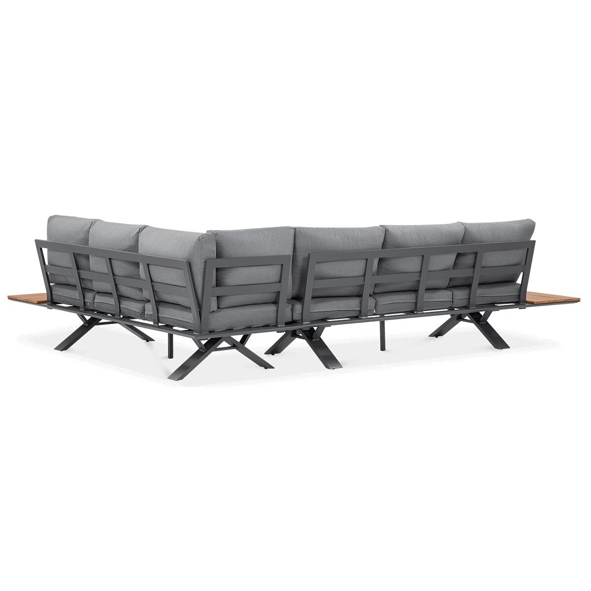 Lauko baldai kampas SORRENTO WOOD Graphite 6