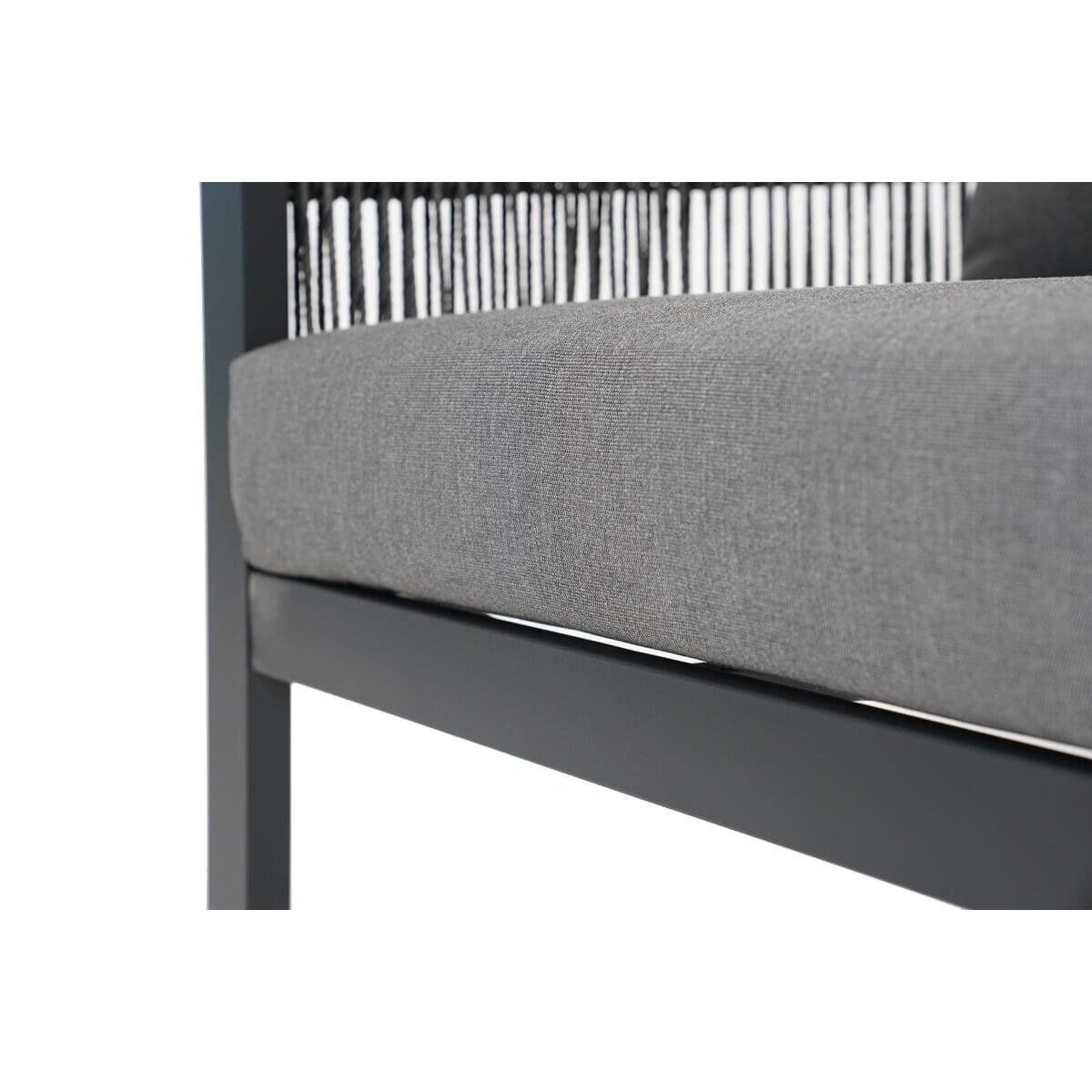 Lauko baldai terasai ASCONA DINING GREY 2+1 3 Lauko baldai terasai ASCONA DINING GREY 2+1 3