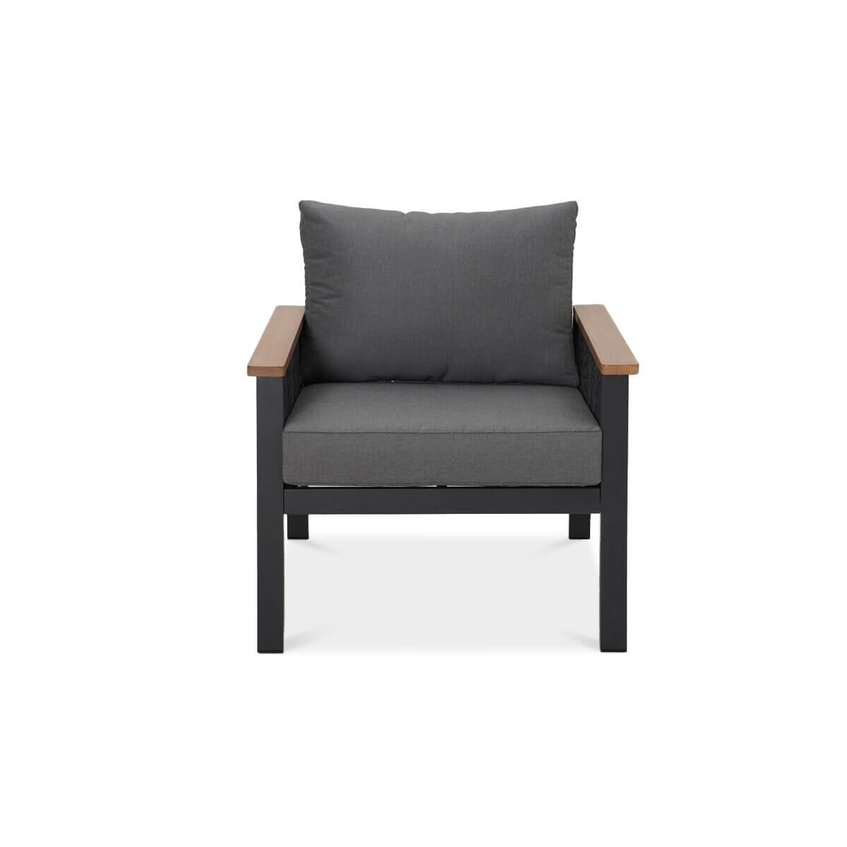 Lauko baldai terasai ASCONA DINING GREY 2+1 8 Lauko baldai terasai ASCONA DINING GREY 2+1 8