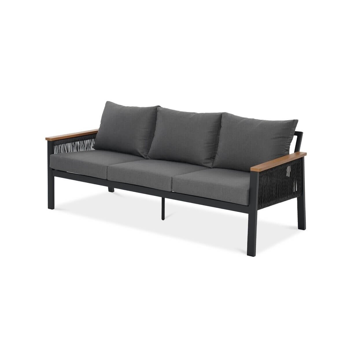 Lauko baldai terasai ASCONA DINING GREY 2+1 13 Lauko baldai terasai ASCONA DINING GREY 2+1 13