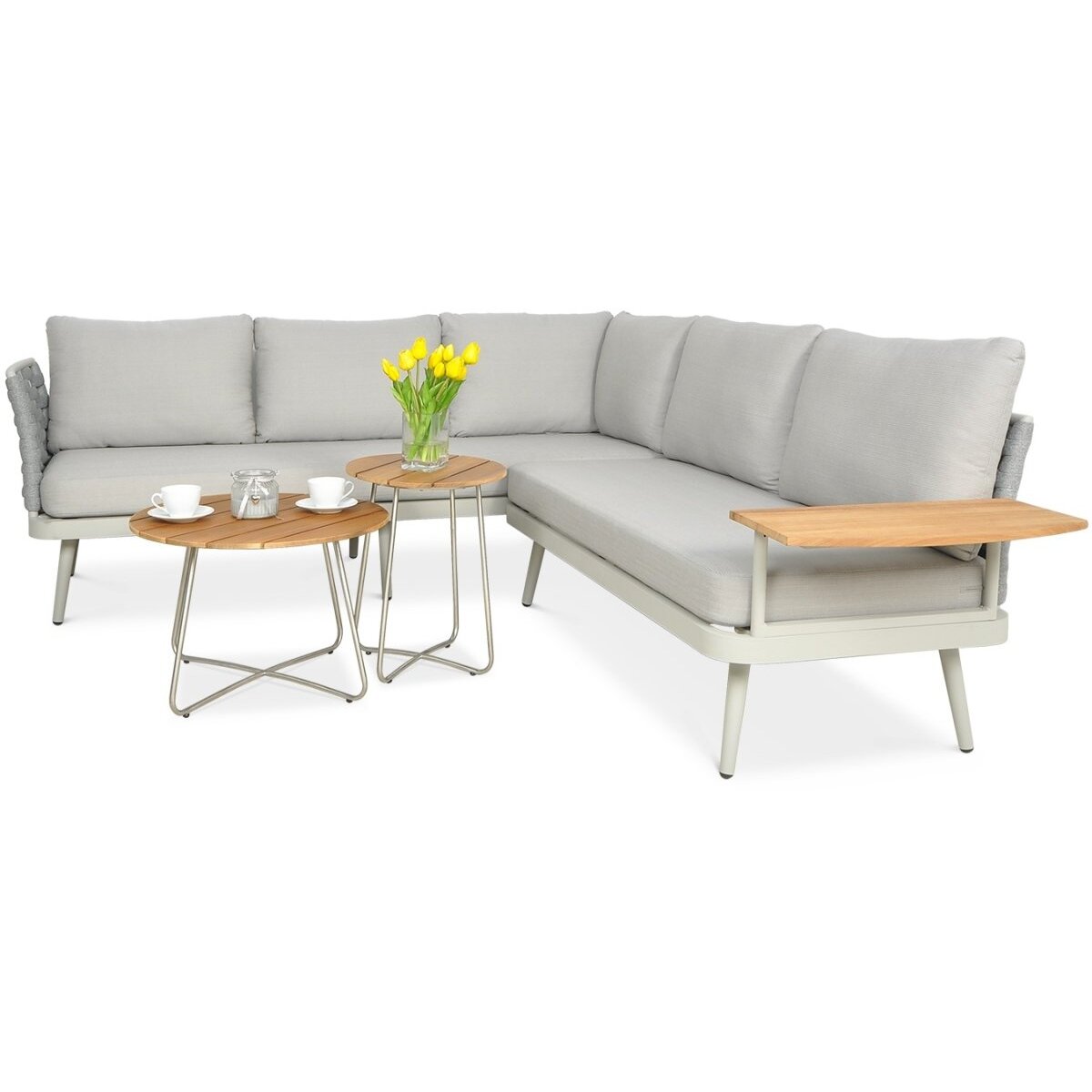 Lauko kampas RENO Light Grey 11