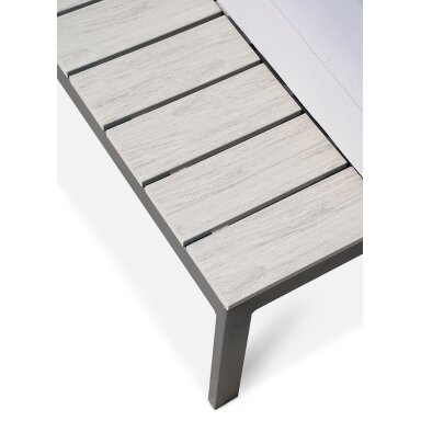 Lauko baldai FREMONT Light Grey - kampas terasai