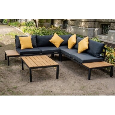 Lauko baldai kampinė sofa MANSORY Lauko baldai kampinė sofa MANSORY